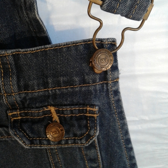 Lei coveralls shorts women's medium distress - Picture 5 of 10